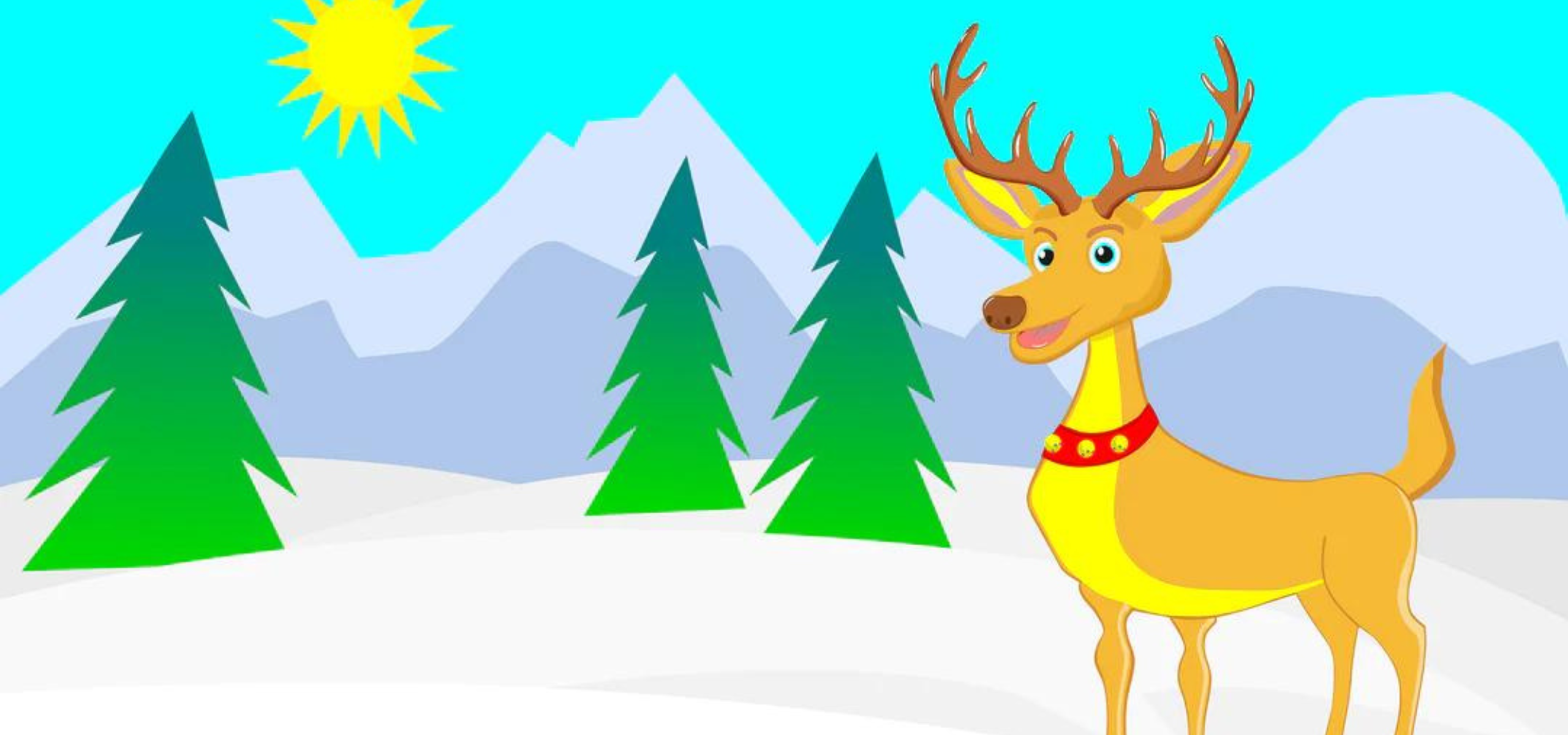 Flying Rudolph Drawing Colored Real Rudolph Flying