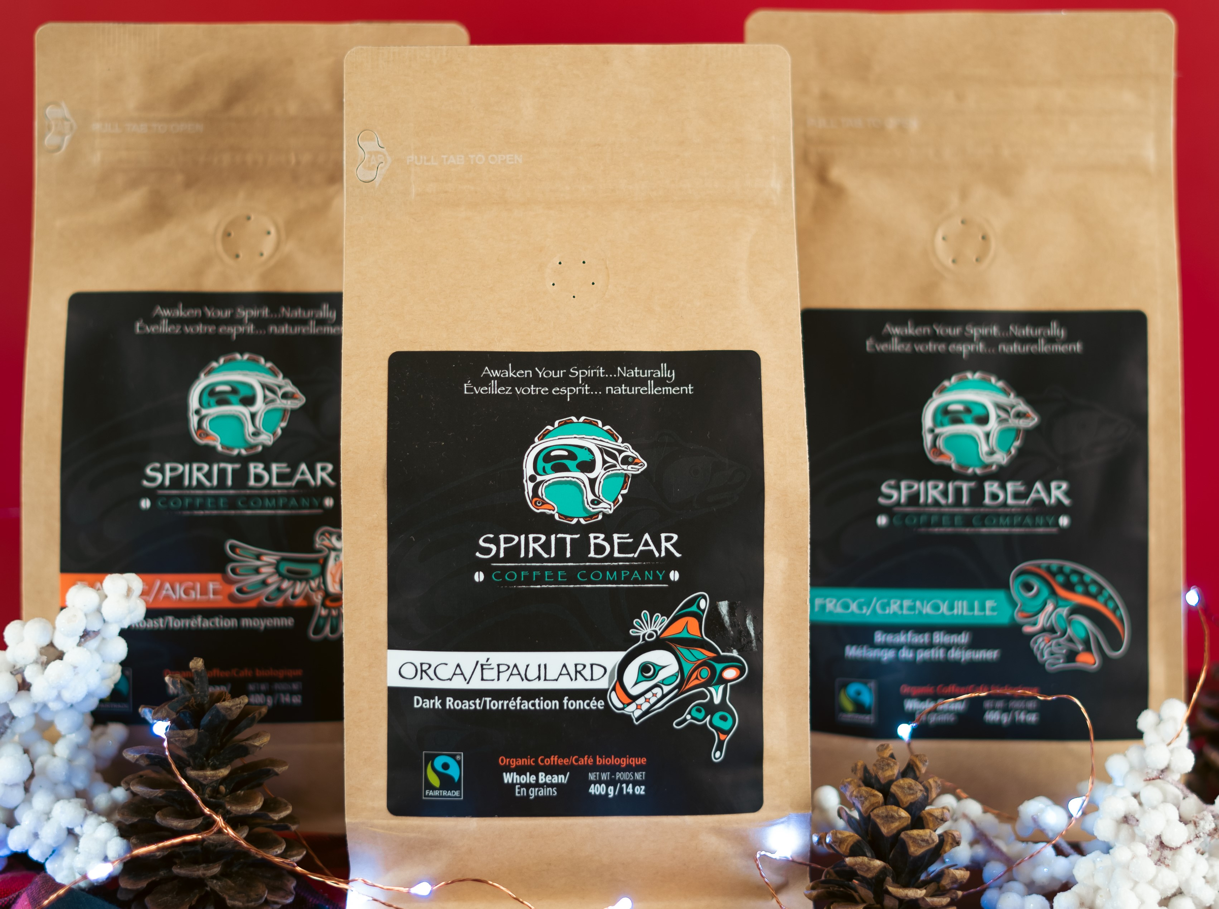 Spirit Bear Coffee holiday collection of First Nations gifts