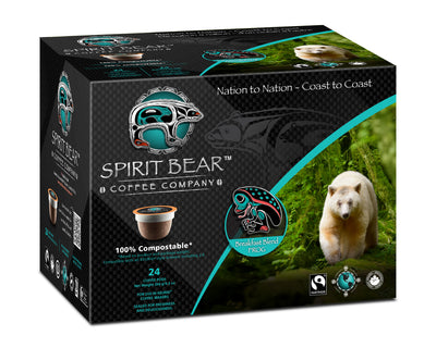 Spirit Bear Compostable Coffee Pods - Breakfast Blend Light Roast