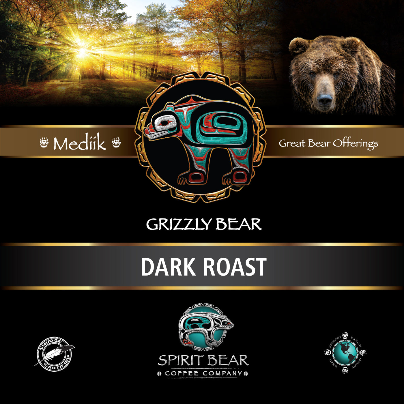 Grizzly Bear - Dark Roast Coffee