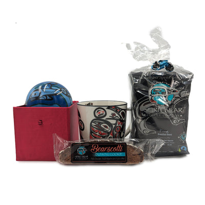 Bill Helin Holiday Collection gift box by Spirit Bear Coffee Company