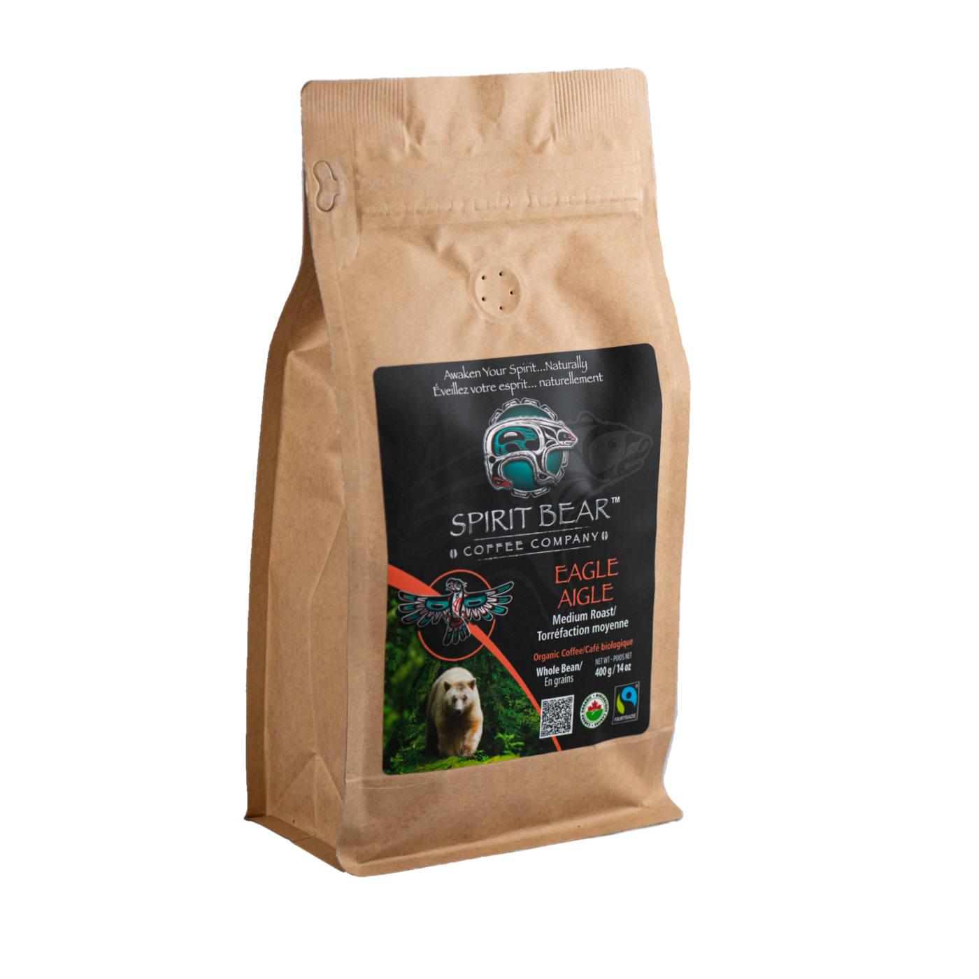 Eagle Medium Roast - Spirit Bear Coffee Company, Order coffee online Canada,  wholesale coffee, organic and fair trade coffee