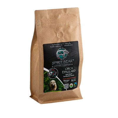 Orca - Dark Roast Coffee - Spirit Bear Coffee Company, Order coffee online Canada, wholesale coffee, organic and fair trade coffee