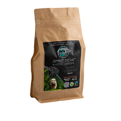 Raven Espresso - Spirit Bear Coffee Company, Order coffee online Canada,  wholesale coffee, organic and fair trade coffee