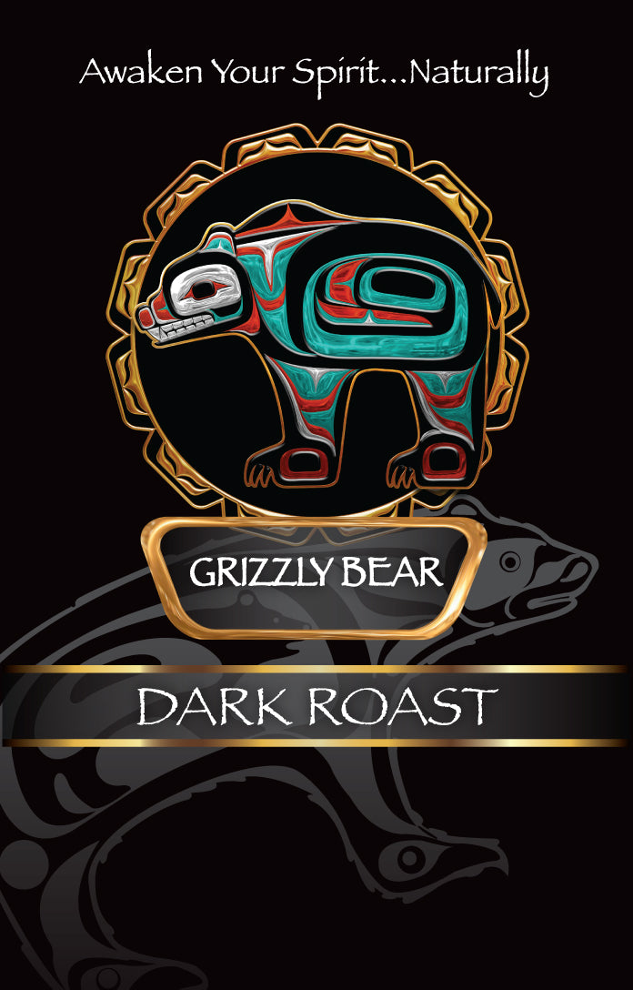 Grizzly Bear - Dark Roast Coffee - Spirit Bear Coffee Company, Order coffee online Canada,  wholesale coffee, organic and fair trade coffee