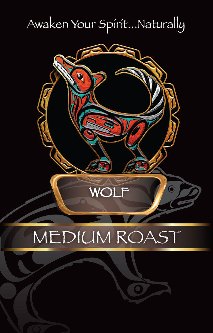 Wolf - Medium Roast Coffee - Spirit Bear Coffee Company, Order coffee online Canada,  wholesale coffee, organic and fair trade coffee