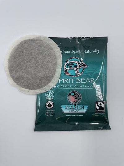 In-Room Dolphin Decaf Case - Spirit Bear Coffee Company, Order coffee online Canada,  wholesale coffee, organic and fair trade coffee