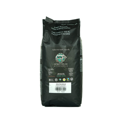 Dolphin SWP Decaf - Spirit Bear Coffee Company, Order coffee online Canada,  wholesale coffee, organic and fair trade coffee