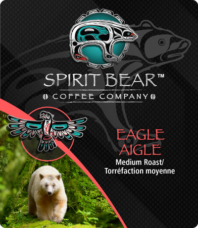 Eagle - Medium Roast Coffee - Spirit Bear Coffee Company, Order coffee online Canada, wholesale coffee, organic and fair trade coffee